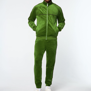 Survêtement en velours prêt à la vente pour hommes, personnalisable avec marque privée, vente en gros, vêtements de sport d'hiver - Product Image 6