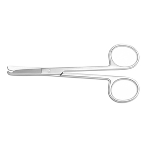 Ciseaux à pointe droite en acier inoxydable, instrument médical chirurgical pour la déshabillage des sutures, les soins et les procédures en salle d'opération - Product Image 1
