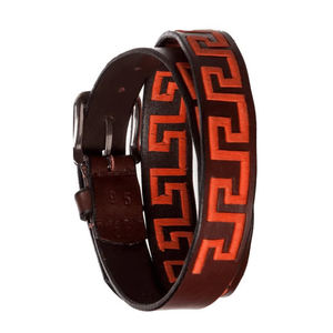 Cinturón de Cuero Argentino Premium, Cinturón Deportivo Personalizado con Bordado Polo, Cinturón Genuino con Logotipo Personalizado - Product Image 4