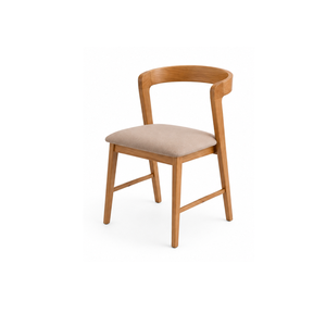 Ensemble de salle à manger rond en teck durable et écologique ARTERRA, table et 4 chaises modernes pour la maison, l'hôtel, la villa, le restaurant - Product Image 4