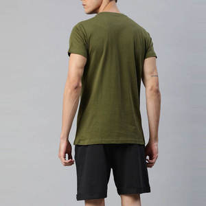 Conjunto Deportivo de Verano para Hombre, 2 Piezas, Oferta, Estilo Casual, Manga Corta, Cuello Redondo, 100% Algodón, Transpirable, Estilo Urbano - Product Image 4