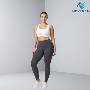 <b>Women</b> Breathable Compression Workout <b>Leggings</b> High Waist Moisture Wicking Sports Tights Factory Direct Activewear - Product Image 2