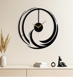 Reloj de pared artístico de hierro con forma de bicicleta penny farthing, estilo vintage único, disponible a precios de mayorista. - Product Image 5
