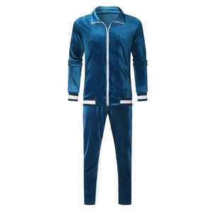 Survêtements en velours légers de haute qualité, à séchage rapide, avec logo et couleur personnalisés, respirants, nouveau design - Product Image 6