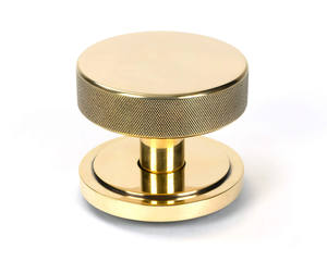 Boutons ronds en laiton brillant tendance, boutons de placard et de garde-robe en laiton massif, durables, classiques, pour la chambre à coucher et les intérieurs d'hôtels - Product Image 1