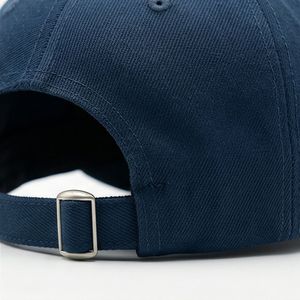 Gorra de béisbol azul marino lisa A1 al por mayor, estilo moderno para caballeros, ajuste personalizado, algodón que absorbe el sudor, alta calidad. - Product Image 6