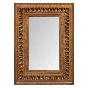 Contemporary Full Body <b>Mirror</b> for Apartment Decor Decorative Floral Detailing with Elegant Reflective Clarity - Product Image 4