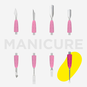 Empujadores de Cutículas UNIQ-11, Gama STALEKS, Empujadores de Cutículas para Manicura y Arte de Uñas, Uso en Salón de Belleza, Empujadores para Remover Esmalte en Gel - Product Image 2