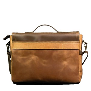 Stylish Men's High Quality Genuine Leather Office Bag Custom Logo <b>Lock</b> Multipurpose Business Crossbody for Professionals OEM - Product Image 4