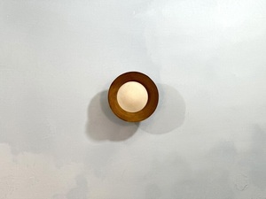 Luminaire de plafond rond en laiton moderne, décoration minimaliste pour la maison, éclairage intérieur - Product Image 4