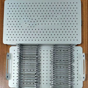 Kit d'instruments orthopédiques pour l'extraction de vis cassées, plaques de fixation pour grands fragments, outils chirurgicaux, coffret en aluminium par Dentavex - Product Image 3
