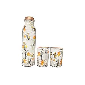 Botella de Agua de Cobre Puro Capitán América, Diseño Sublimado, Vaso de Viaje con Tapa de Cobre, Estilo Novedoso - Product Image 6
