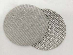 Disco de Malla Filtrante de Acero Inoxidable, Tejido Plano, para Filtración - Product Image 2