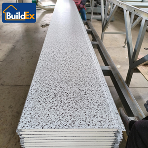 แผ่นผนังภายนอกโลหะแกะส<span class=keywords><strong>ล</strong></span>ักประหยัดพ<span class=keywords><strong>ล</strong></span>ังงานพร้อมฉนวนโฟม <span class=keywords><strong>PU</strong></span> - Product Image 1