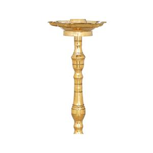 Lámpara de Latón Hecha a Mano Exotic India ZEN057 de 16 Pulgadas, Diseño del Sur de la India para Decoración del Hogar, Hecha en India para Regalo - Product Image 3