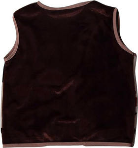 Gilet en cuir de vachette pour homme, coupe ajustée, couleur unie, nouveau design, sur mesure, vêtement d'extérieur, style streetwear - Product Image 5