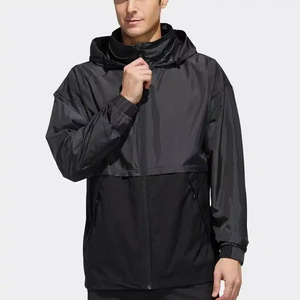 Customized Wholesale Price Logo Men's <b>Light</b> Weight <b>Waterproof</b> Windbreaker <b>Jacket</b> Fashion Design Breathable Knitted for Winter - Product Image 4