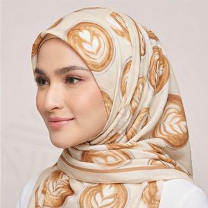 Pañuelo Hijab para Mujer, Diseño Cuadriculado Estampado, Transpirable, Ecológico, Suave y de Primera Calidad, Marca Gelasia - Product Image 6