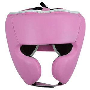 Protège-tête classique léger en cuir PU avec support rembourré et boucle facilement réglable pour la boxe, l'exercice et l'entraînement - Product Image 1