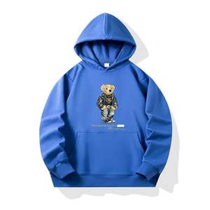 Sudadera con Capucha Premium para Hombre, Manga Larga, Transpirable, de Secado Rápido, Tela de Forro Polar, Logotipo Personalizado, Holgada, para Invierno, Estilo Ralph Lauren - Product Image 4