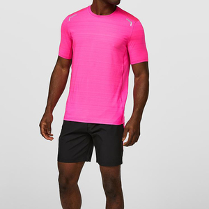 High Quality Men's Sweatshirts <b>Reflective</b> Strip Fitness Activewear <b>Tops</b> Custom Logo Athletic Gym T-Shirts - Product Image 1