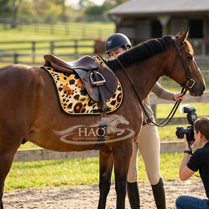 Tapis de selle personnalisé pour l'équitation : dressage, saut d'obstacles, western, concours – Ensemble de tapis de selle OEM - Product Image 2