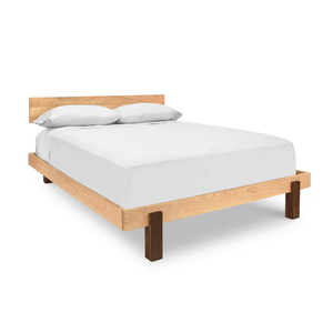 Architectural KD Solid Wood <b>Bed</b> <b>Frame</b> | Minimalist Flat Pack Bedroom Furniture India - Product Image 5