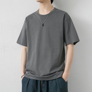 T-shirt pour homme de qualité supérieure 100% coton à col rond - Product Image 2