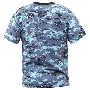 T-shirt à manches courtes pour homme, personnalisé, sportif, en polyester/coton, respirant et à séchage rapide - Product Image 2