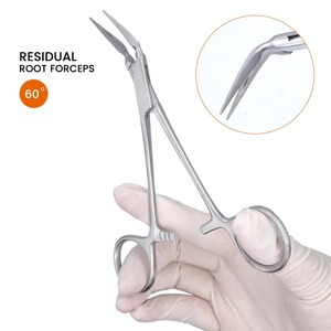 Pinzas para Raíces Residuales de 60 Grados, Herramienta de Extracción Dental, Instrumento Quirúrgico Manual, Certificado CE Clase I - Product Image 1