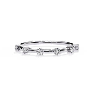 Bagues de fiançailles en or massif 9k 10k 14k 18k avec diamants cultivés en laboratoire certifiés IGI Gia de Loista Jewels pour femmes et hommes - Product Image 1