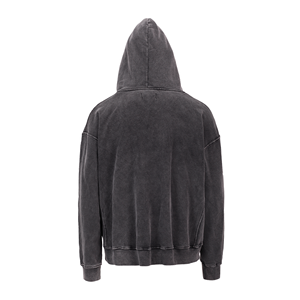 High Quality Custom Streetwear Made Men Plain Stock <b>Dropshipping</b> Washed Hoodie - Product Image 3