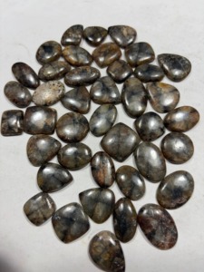 Cabujón de Chiastolita Natural, Gema Suelta, Forma Irregular, Pulida, para Joyería - Product Image 2