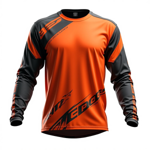 Jersey de Motocross MX Personalizado de la Mejor Calidad, Ropa de Carreras de Autos, Tallas Grandes, Jersey de Motocross para Ciclismo al Aire Libre - Product Image 1
