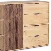 Buffet de salle à manger moderne de luxe en bois massif, motif diamant 3D, durable, pliable, pieds coniques de style mi-siècle, pour bar à domicile et salon 5+