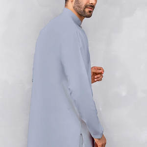 Conjuntos de Shalwar Kameez para Hombre, Hechos a Medida, de Alta Calidad, Corte Ajustado, Secado Rápido, Estampado Digital, para Toda Temporada, Estilo Indio-Pakistaní, para Fiestas y Uso Casual - Product Image 6