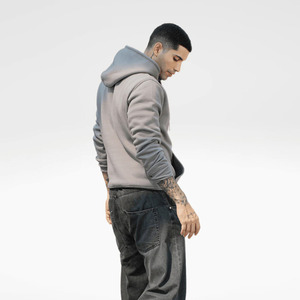 Sudadera básica para hombre, de tejido polar suave, diseñada para el uso en invierno, para descansar y para un estilo casual urbano, disponible en venta en línea. - Product Image 4