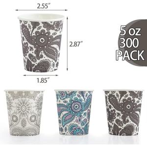 Set da 300 Pezzi di Mini Bicchieri di Carta Monouso da 5 oz, Bicchierini per Bagno, Bicchierini per Collutorio, Bicchierini da Caffè, Super Pratici per - Product Image 3