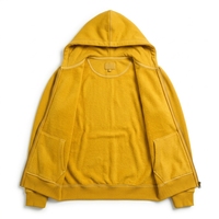 Vente en gros de sweats à capuche personnalisés, unis, oversize, en polaire et en coton épais, avec fermeture éclair intégrale, style streetwear, vierges