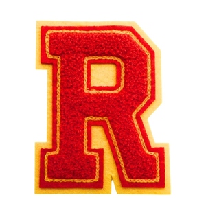 Parches de Letras de Chenilla Personalizados, Insignias Bordadas con Nombre y Logotipo del Alfabeto para Chaquetas Universitarias, Sudaderas y Ropa - Product Image 4