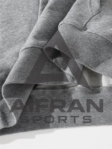 เสื้อฮู้ดดี้ผู้ชายทรงโอเวอร์ไซส์ แบรนด์ AIFRAN ผ้าคอตตอนผสมโพลีเอสเตอร์ ทรงหลวม สีพื้น สไตล์ลำลอง สำหรับฤดูใบไม้ผลิ แบบสวมหัว ODM ขายส่ง - Product Image 6