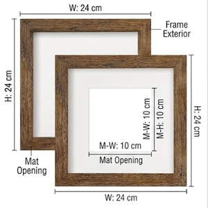 Wooden <b>Wall</b> <b>Frame</b> With Floral <b>Design</b> Home Decor Painting <b>Frame</b> Rectangle Blue Color - Product Image 1