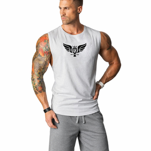 เสื้อกล้ามออกกำลังกายผู้ชายแบบไม่มีแขน รุ่นขายส่ง ปี 2026 เสื้อกีฬาฟิตเนส เสื้อฝึกซ้อม เสื้อกล้ามเพาะกาย - Product Image 4