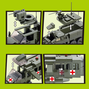 OXFORD COBRA TEAM USFK STRYKER BRIGADE Modern Transportation Armored Vehicle ABS <b>Plastic</b> Construction Toy MTC-608 - Product Image 4