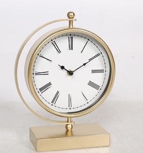 Creative Wooden Hanging Desk <b>Clock</b> with Metal Stand Minimalist Table <b>Clock</b> Decorative Analog <b>Clock</b> for Home Office Decor - Product Image 3