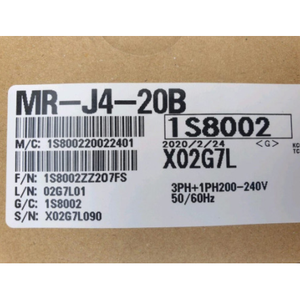 Produit de conducteurs de moteur de servomoteur Mitsubishi MR-J4-20B - Product Image 1