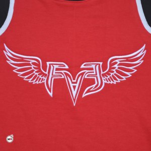 Camisetas de Jersey de Algodón Negro para Hombre, Manga Corta, Cuello Redondo, Corte Regular, con Estampado de Letras Blancas, Estilo Punk, Ribete en Contraste - Product Image 5