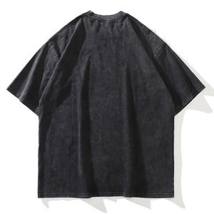 เสื้อยืดผ้าฝ้ายออร์แกนิคคุณภาพสูงสำหรับผู้ชาย แบบเรียบ สามารถปรับแต่งได้ - Product Image 2