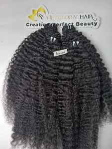วิกผมคนผมหยิกชาวเวียดนามช่อผมดิบเป็นลอนสำหรับชาวพม่า - Product Image 3