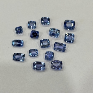 Saphir bleu naturel non chauffé, taille coussin, 1-2 carats, pierre précieuse en vrac, saphirs du Sri Lanka, non traités, qualité bijoux, vente en gros - Product Image 6